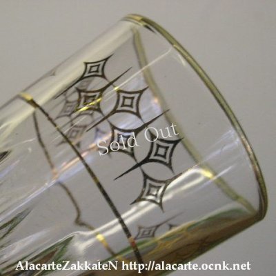 画像5: レトロショットグラス ダイヤ：：昭和レトロ　