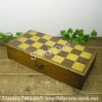 木製チェスボード：：昭和レトロ