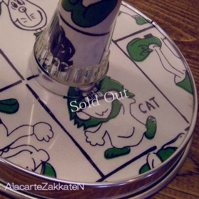 画像3: 【昭和レトロポップ】スタンド型鏡　緑