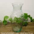 画像1: グリーンガラス花瓶：：アンティーク＆レトロ (1)