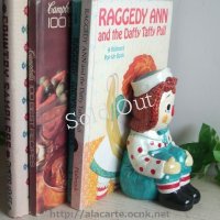 RAGGEDY ANN &AND"Y ブックエンド：：Vintage&Collectible&Antique