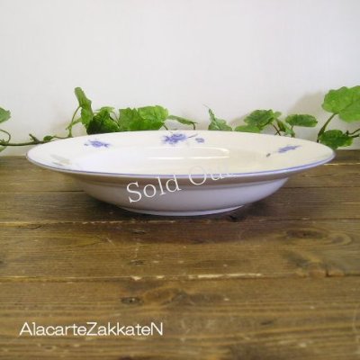 画像2: カレースープ皿薔薇：：昭和レトロ