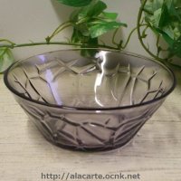 12cmボウル紫/小鉢：：昭和レトロ