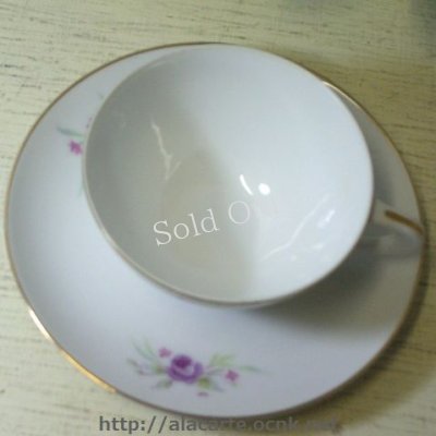 画像2: レトロコーヒー碗皿　三郷陶器：：昭和レトロ